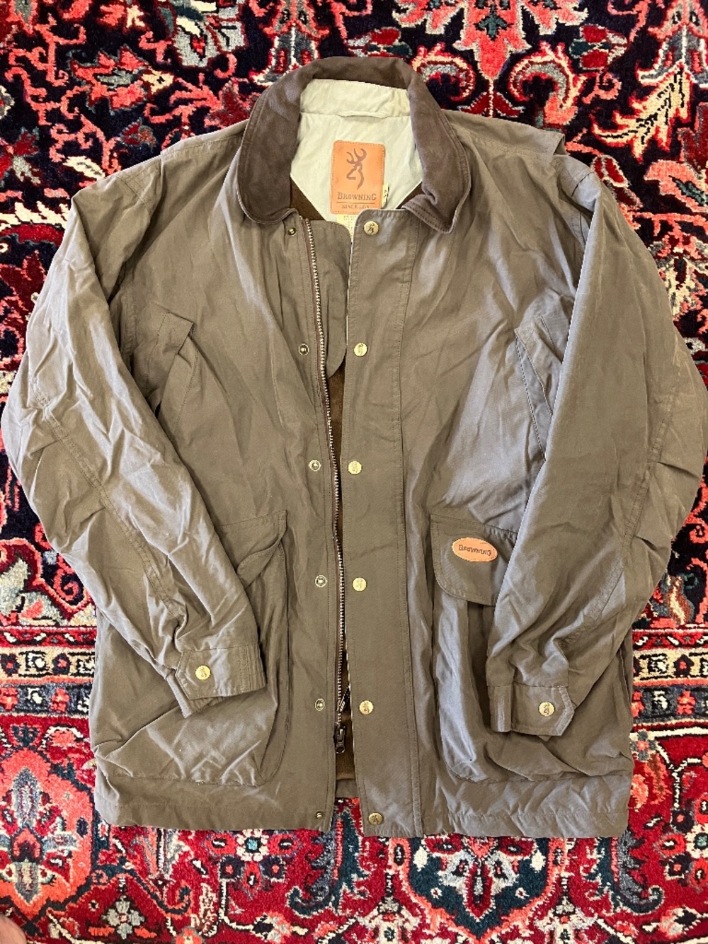 Like New Women's Browning Olive Green Shooting Hunting Farm Jacket - Small